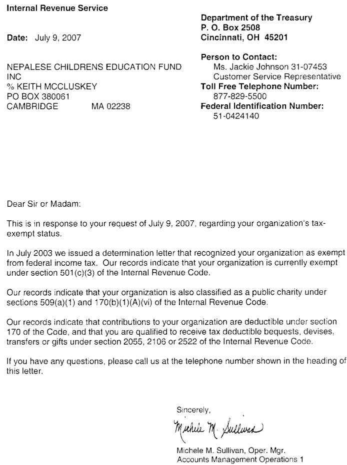irs letter template