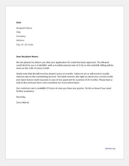 pre approval letter template