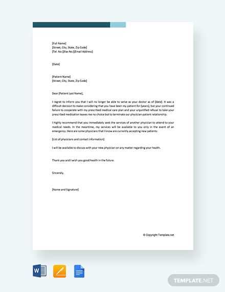 counter letter template