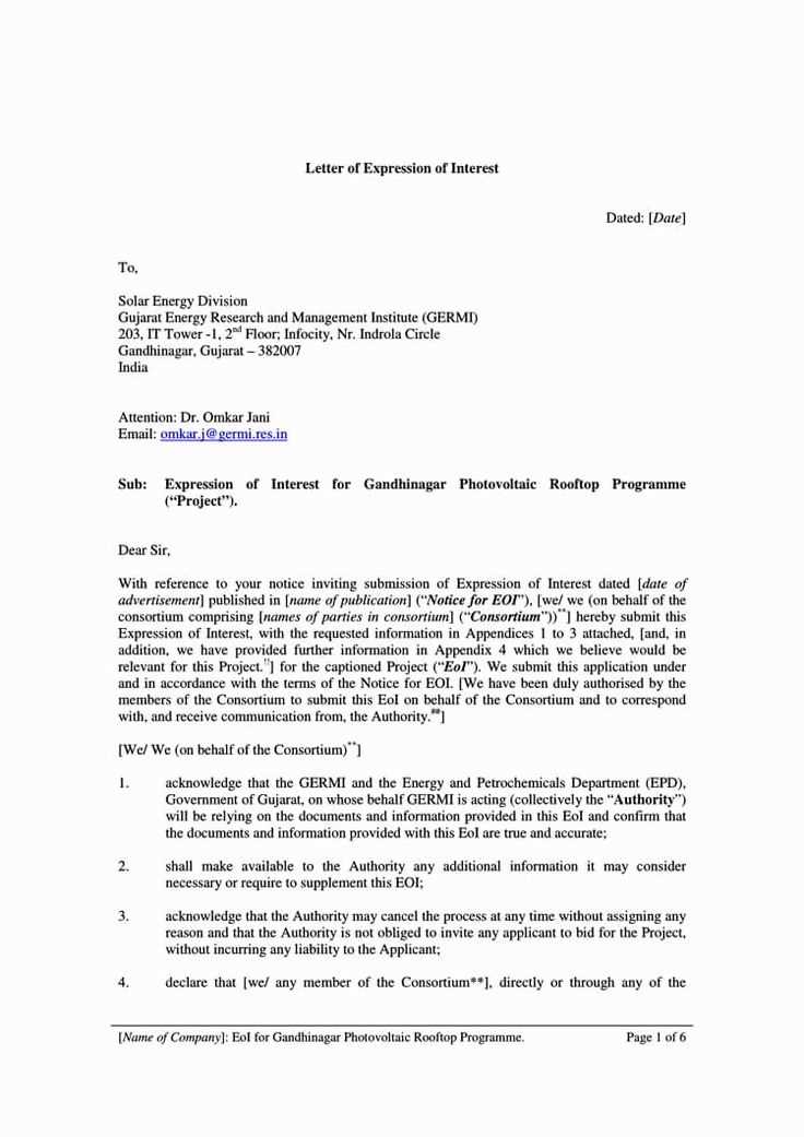 letter of interest for job template