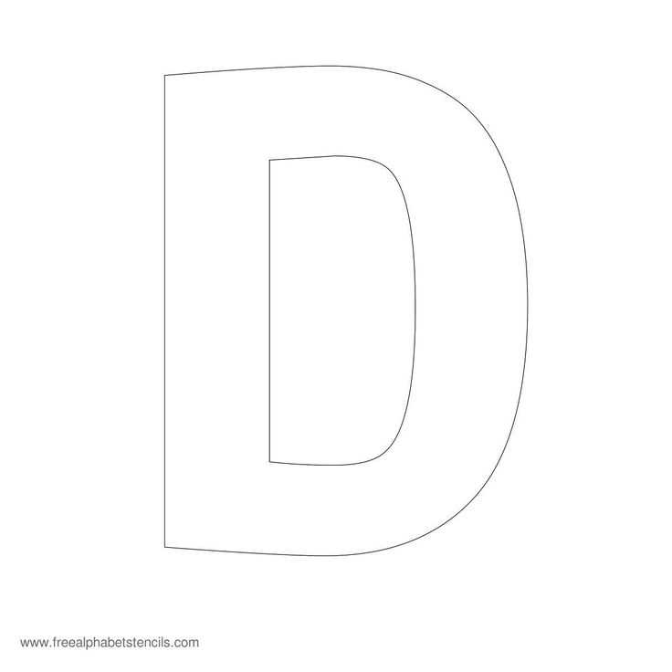 large letter templates printable free