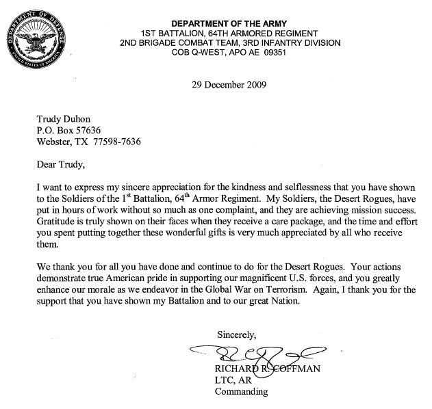 usmc appointment letter template