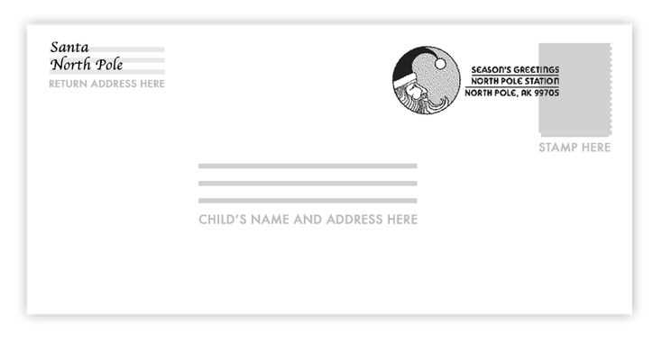 usps santa letter template