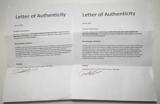 letter of authenticity template