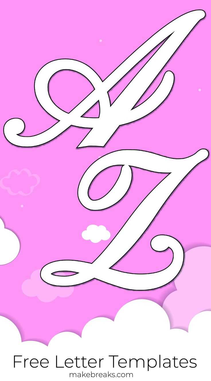 decorative letter templates free