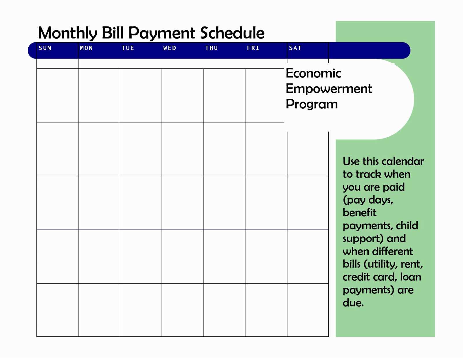 payment schedule letter template