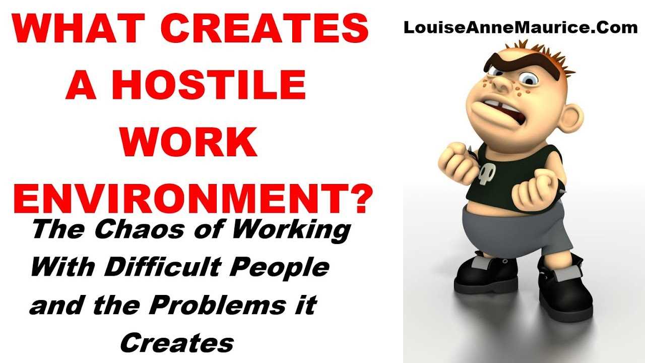 hostile work environment letter template