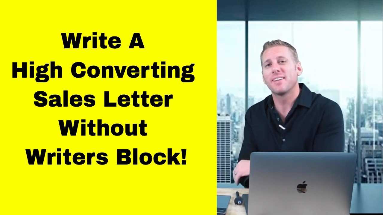 video sales letter template