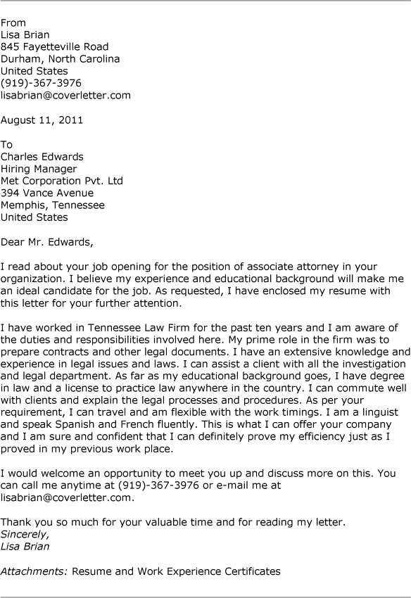 letter from lawyer template