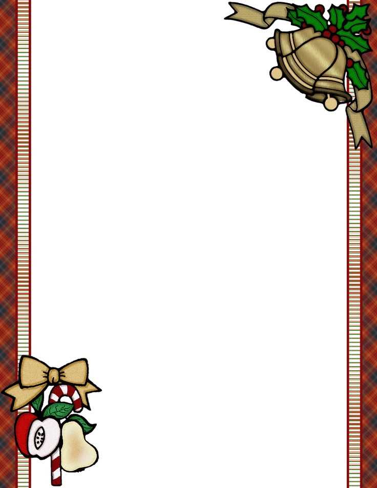 word template christmas letter