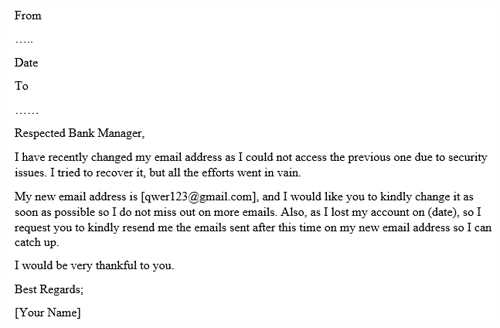 change of address letter to customers template