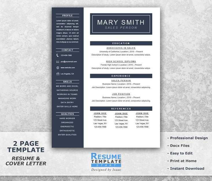 resume and cover letter template free download