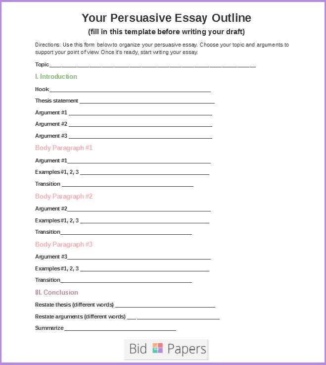 how to write a persuasive letter template