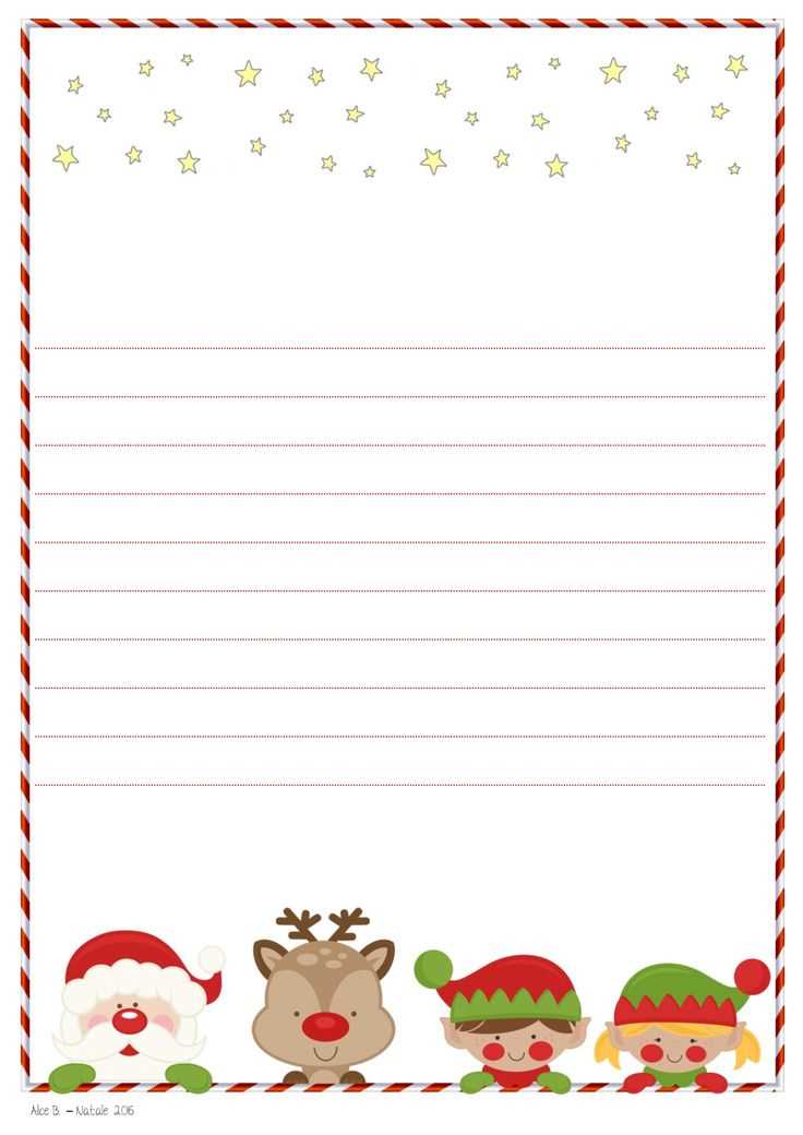 letter christmas template