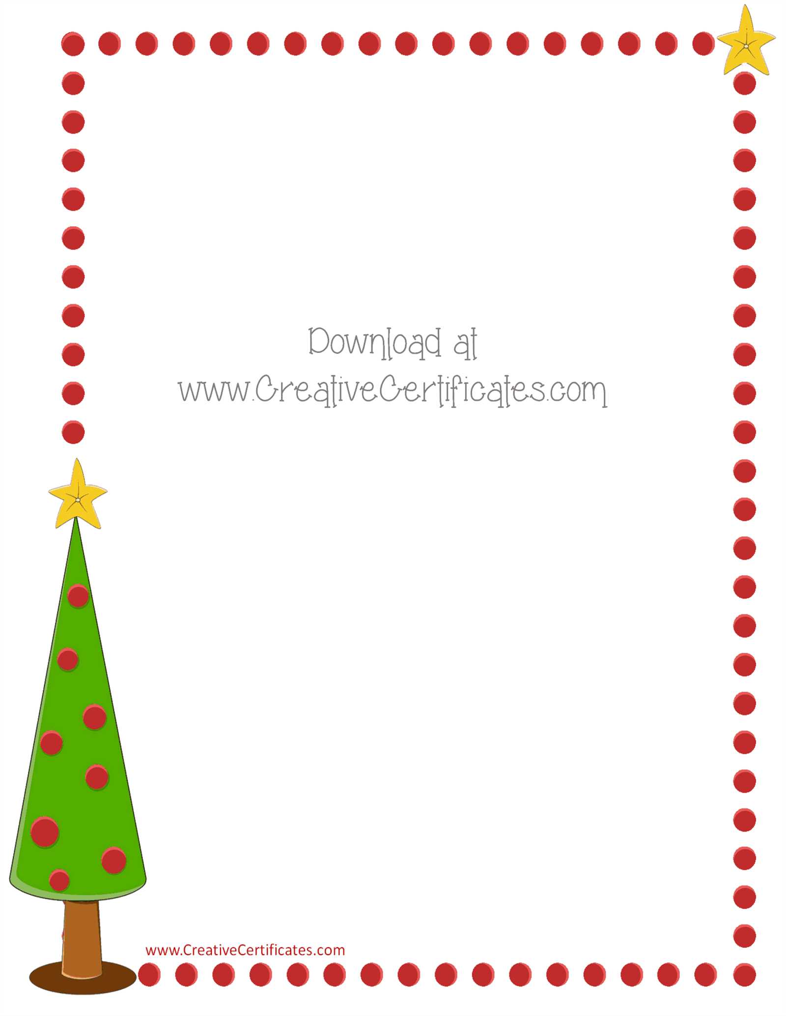 christmas letter border template