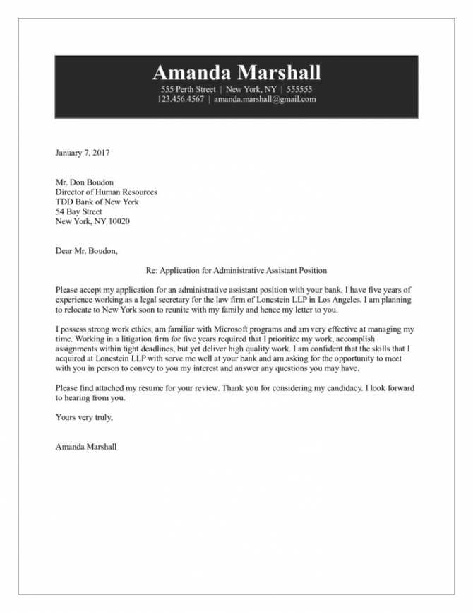 director of operations cover letter template