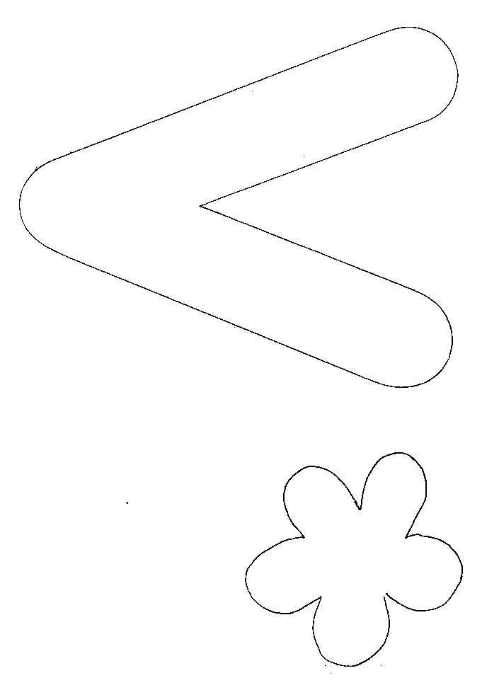 letter templates for crafts