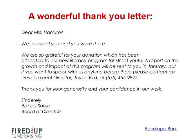 formal thank you letter template