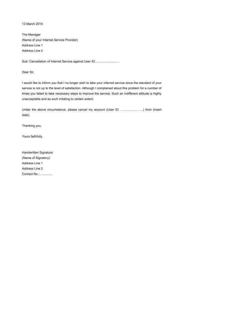 agency termination letter template