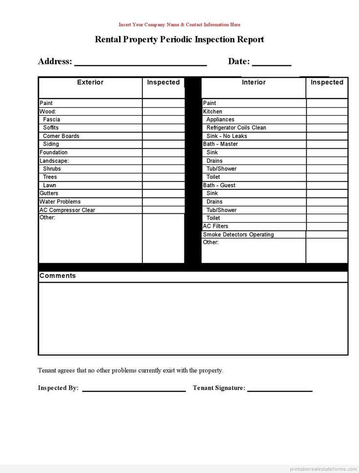 inspection letter template