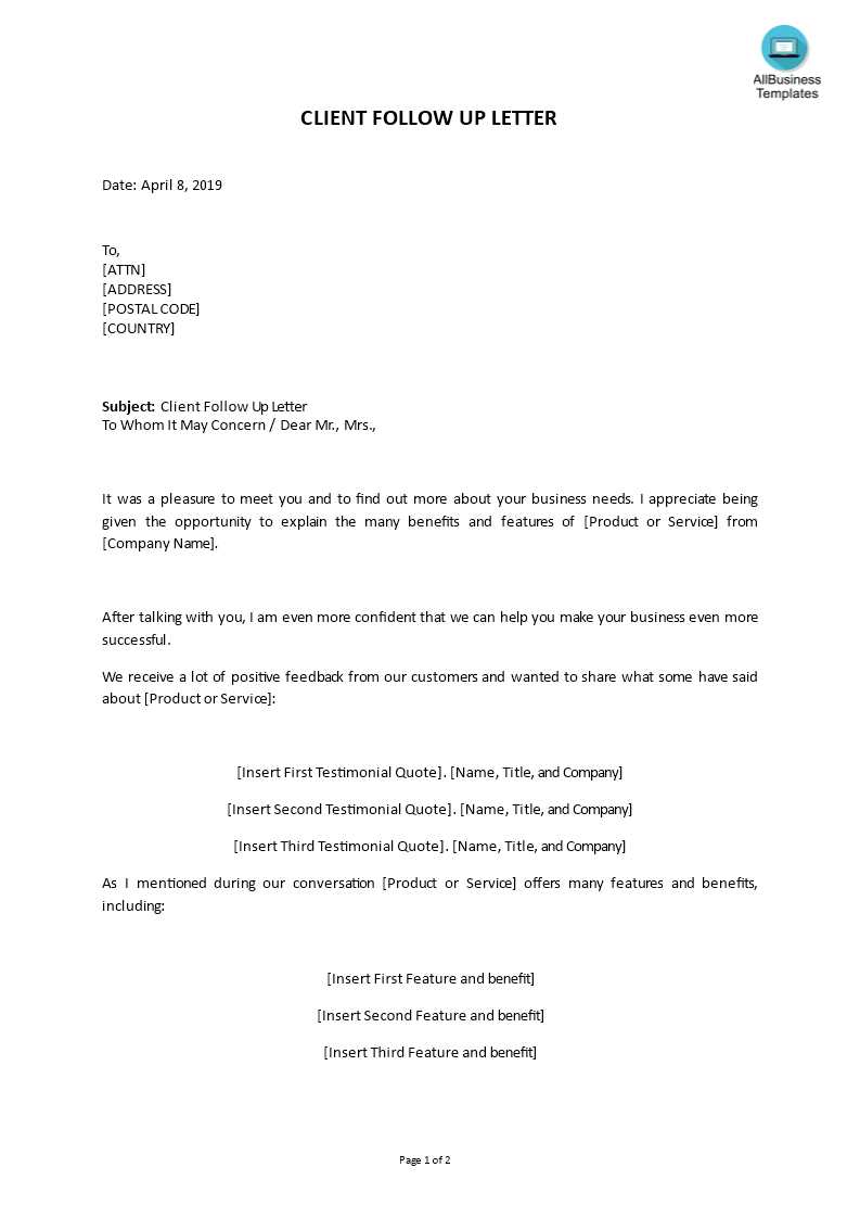 tax client letter template