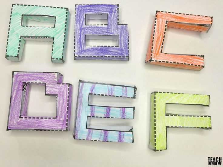 free printable 3d letter templates