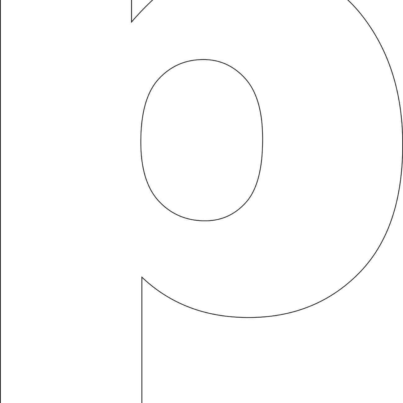 printable letter c template