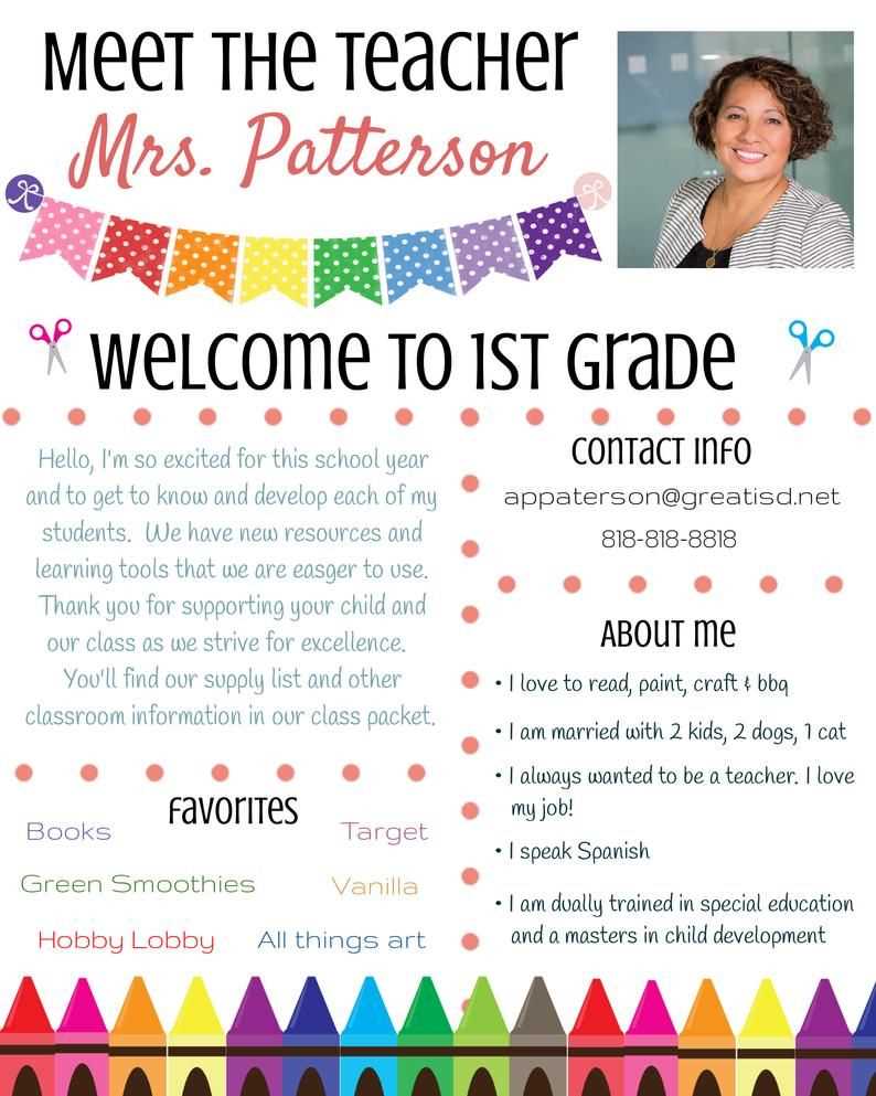 welcome letter template for teachers free