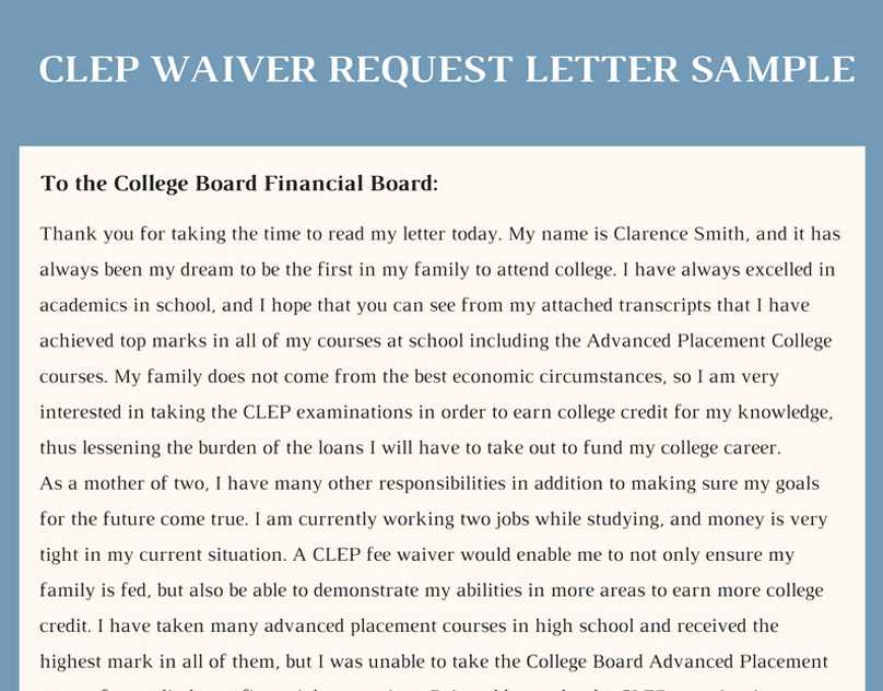 sample waiver letter templates