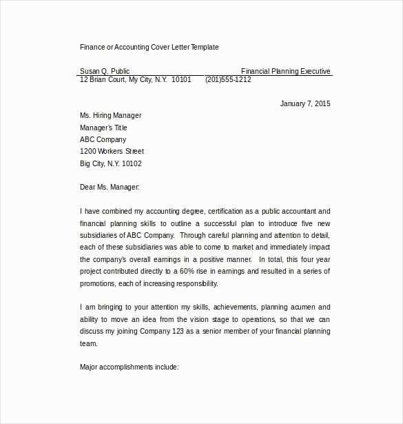 word 2007 cover letter template