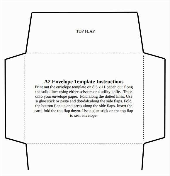 word letter template for window envelope