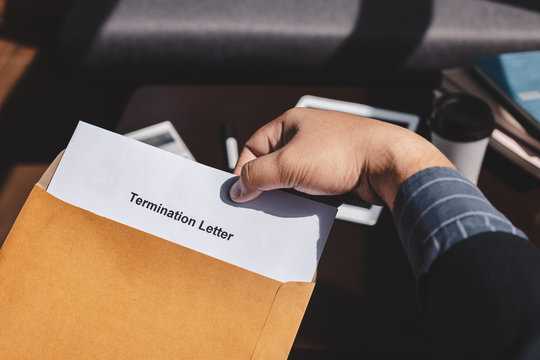 wrongful termination letter template