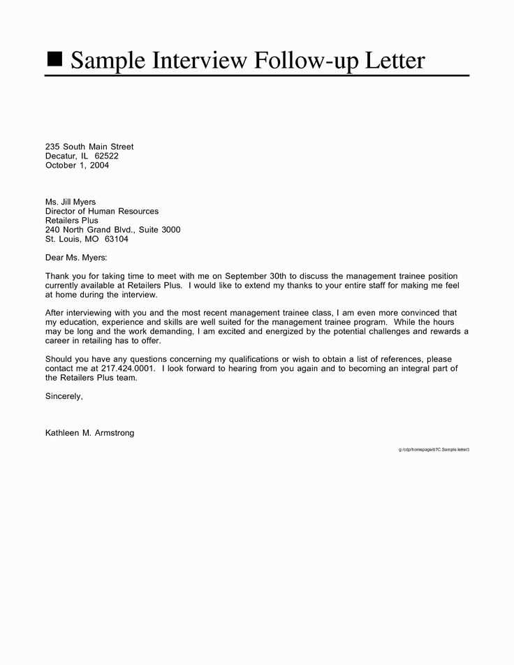 follow up sales letter template