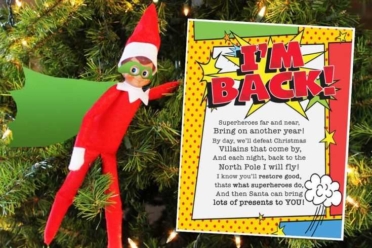 elf on the shelf late arrival letter template