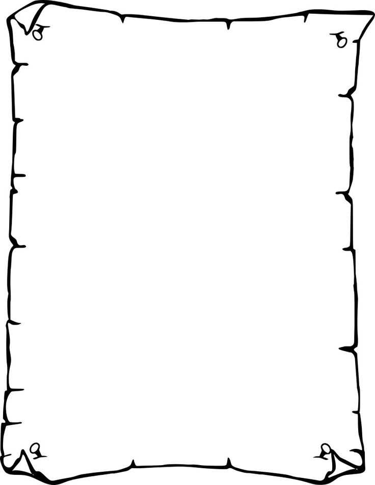 letter frame template