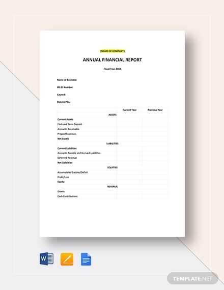 financial planning annual review letter template