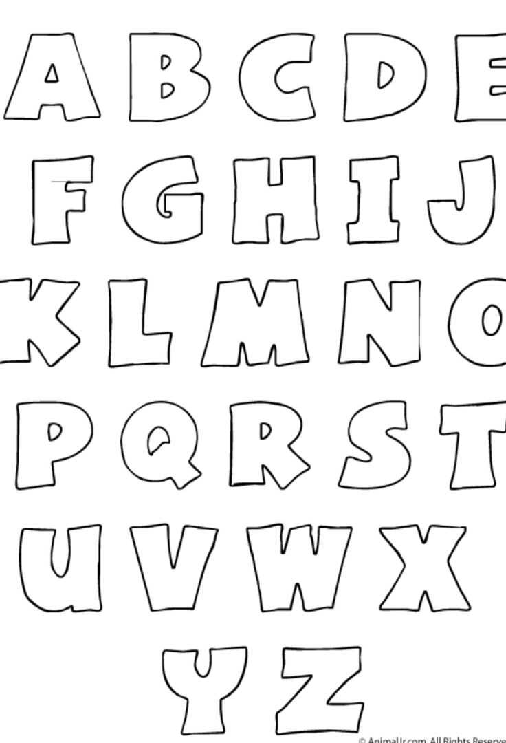 letter font templates