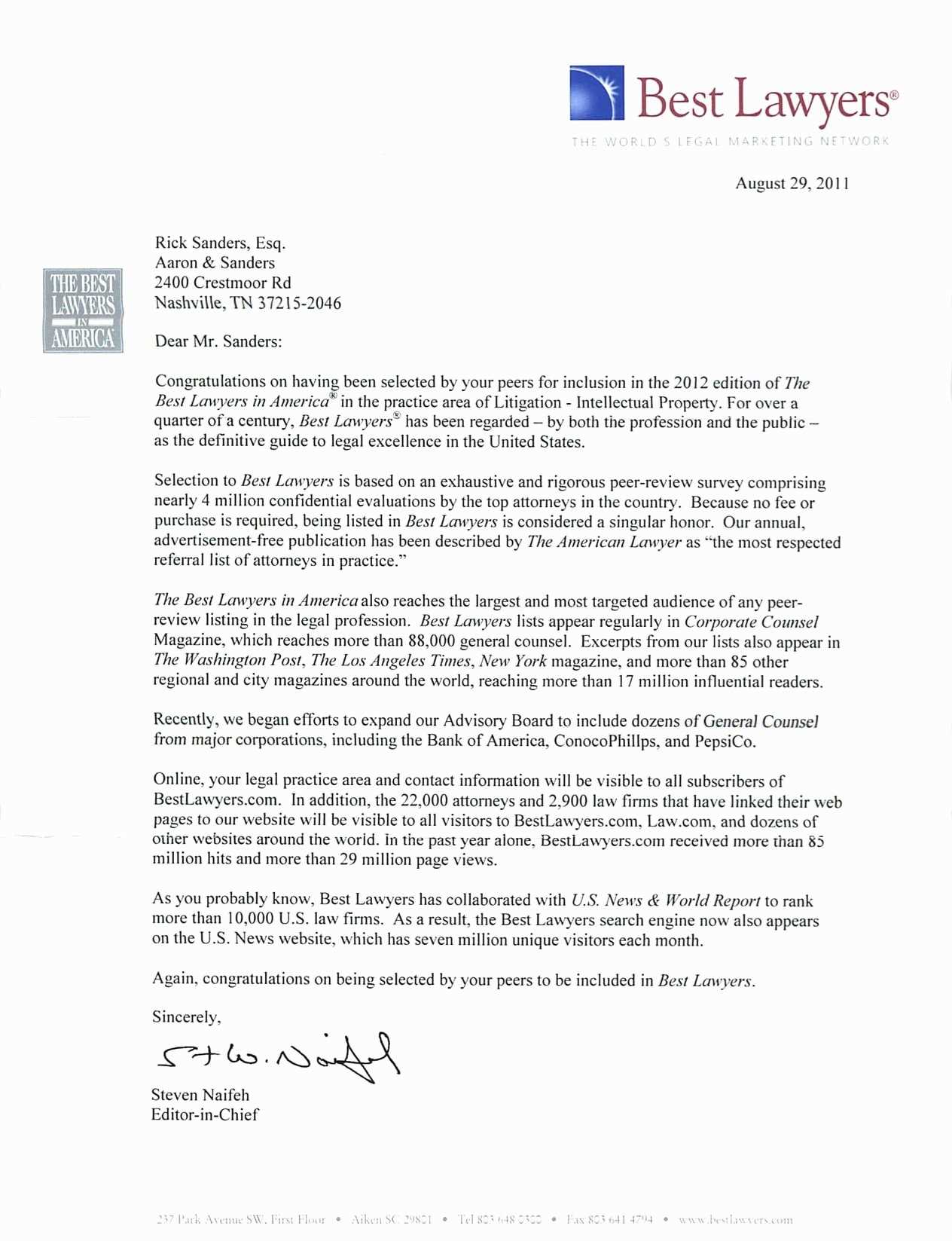 legal client letter template