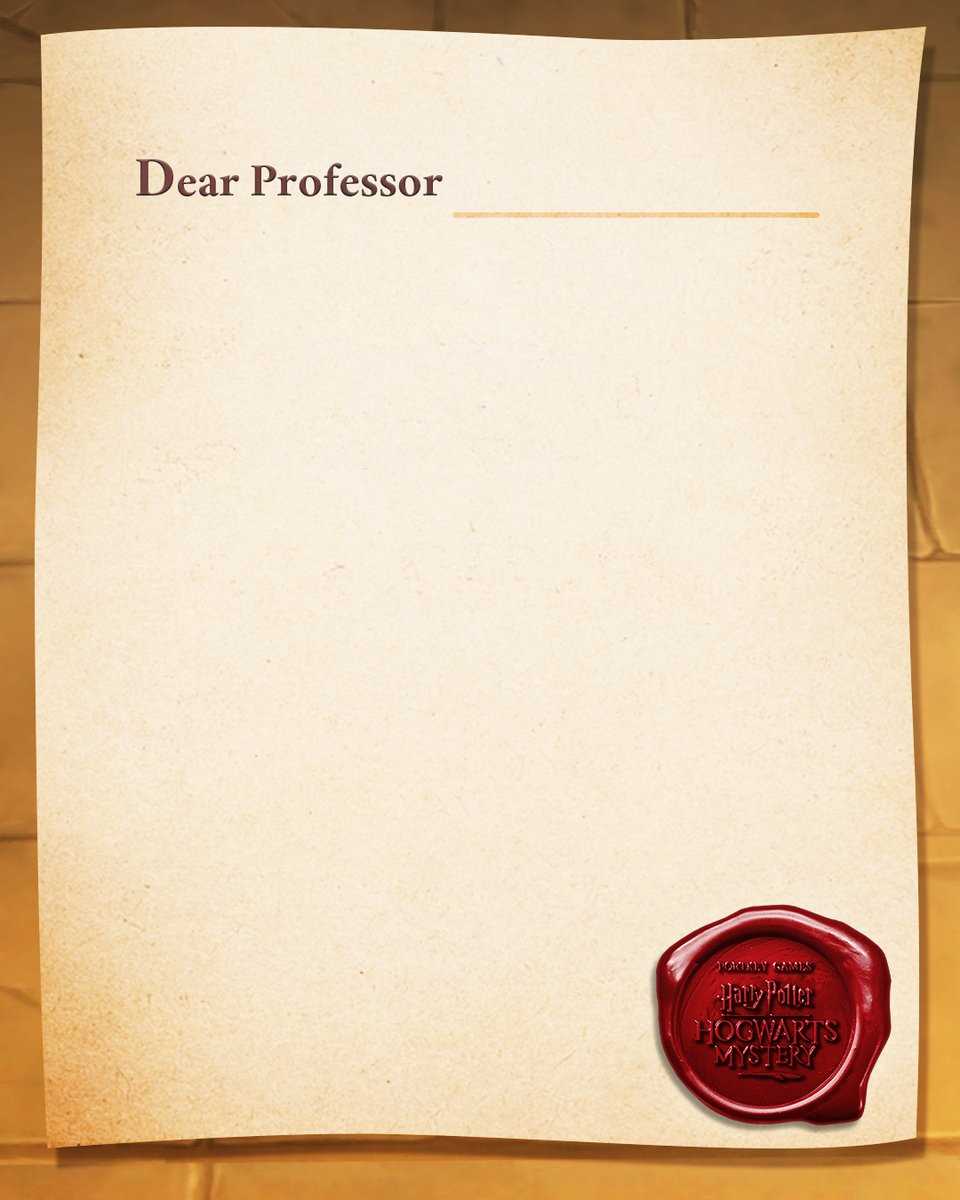 blank hogwarts acceptance letter template