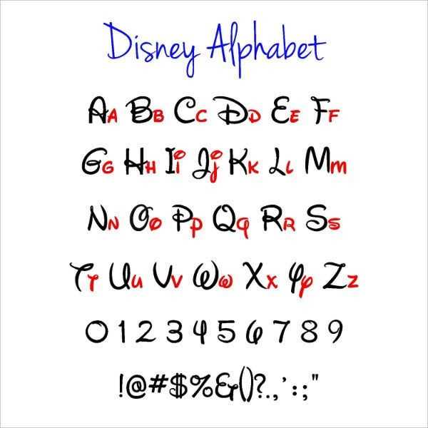 disneyland letter template