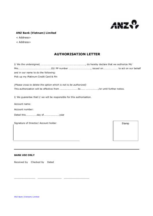 amazon letter of authorization template