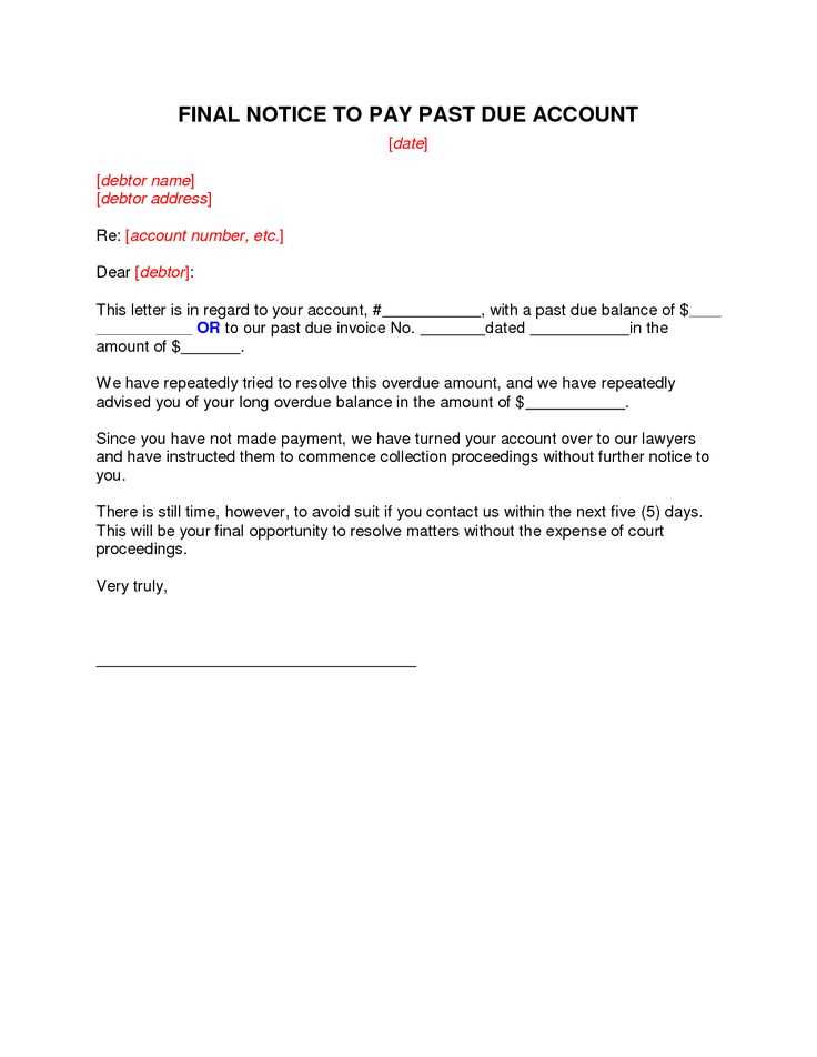 template for overdue payment letter