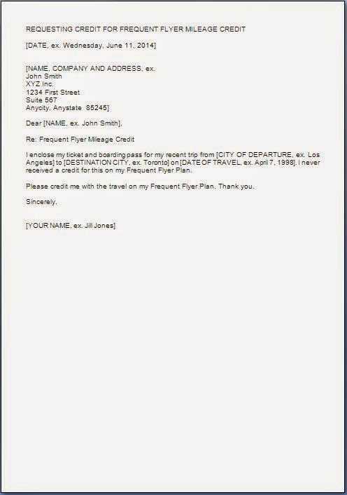 credit report request letter template