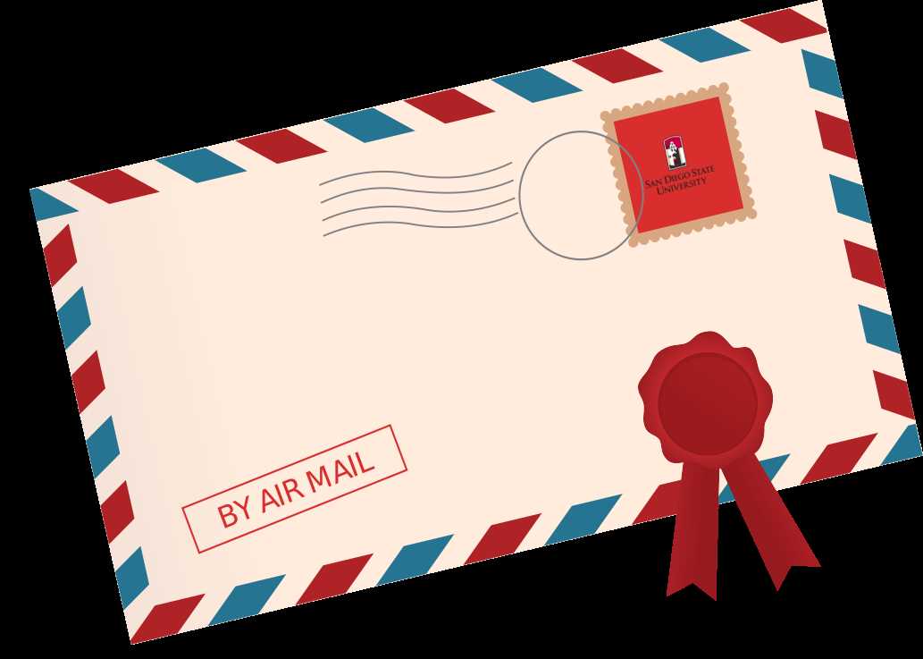 mail letter envelope template