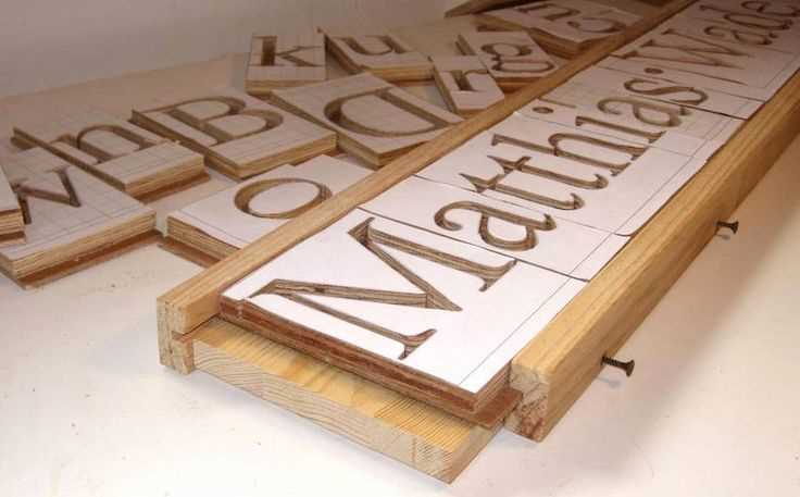 letter template for woodworking