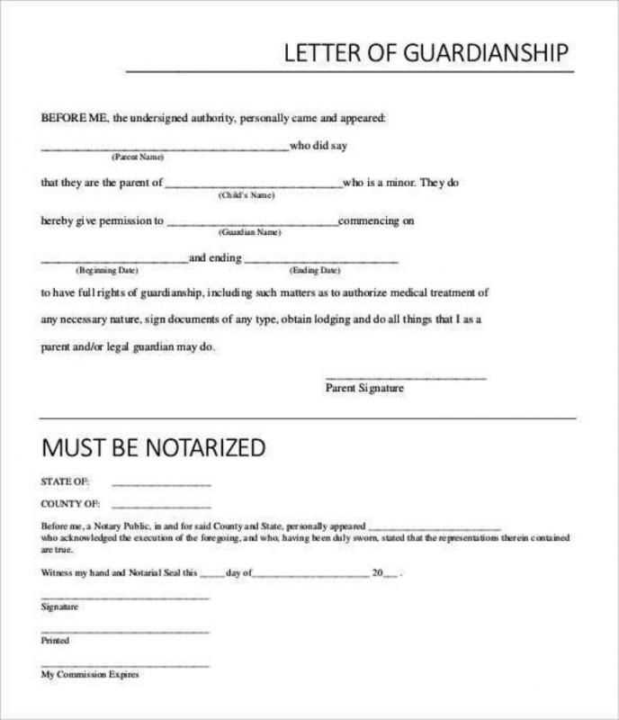 notary letter template word