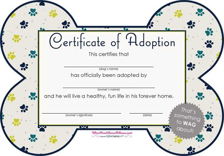 pet adoption letter template
