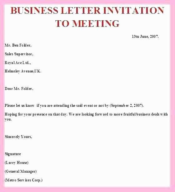 formal invitation letter template for event