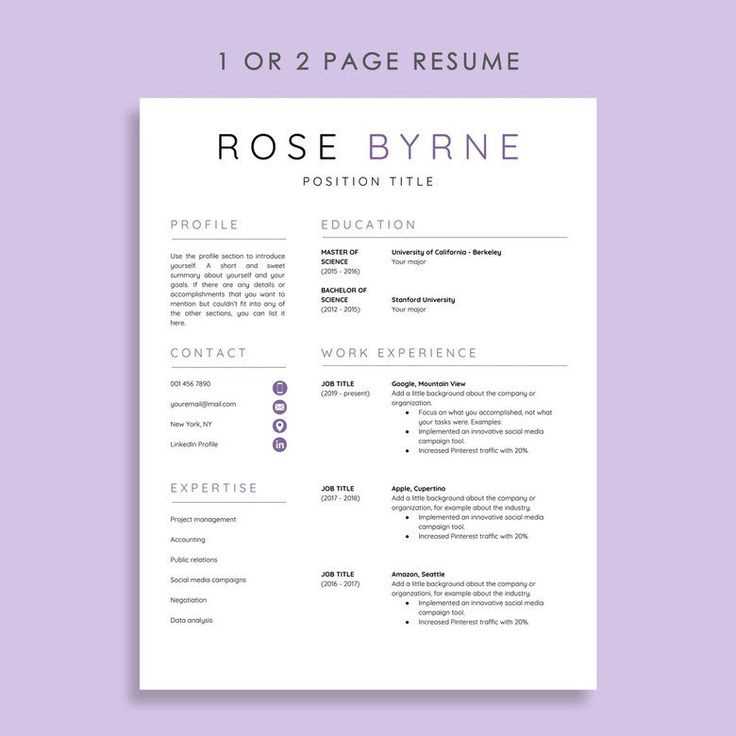 cover letter and resume template google docs