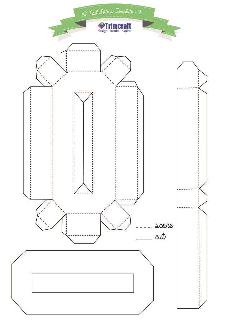 free 3d letter template